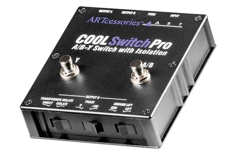 ART CoolSwitchPro Isolated A/B-Y Switch Instrument Pedal with Footswitch